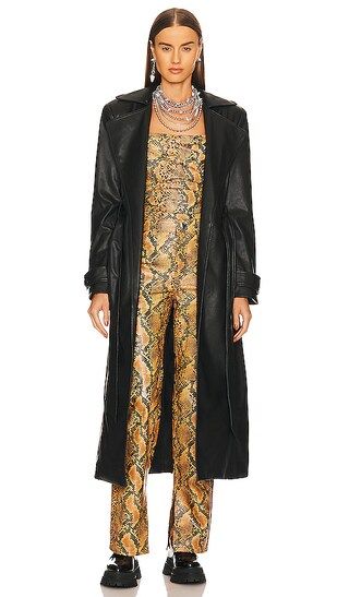 Amani Maxi Coat in Black | Revolve Clothing (Global)