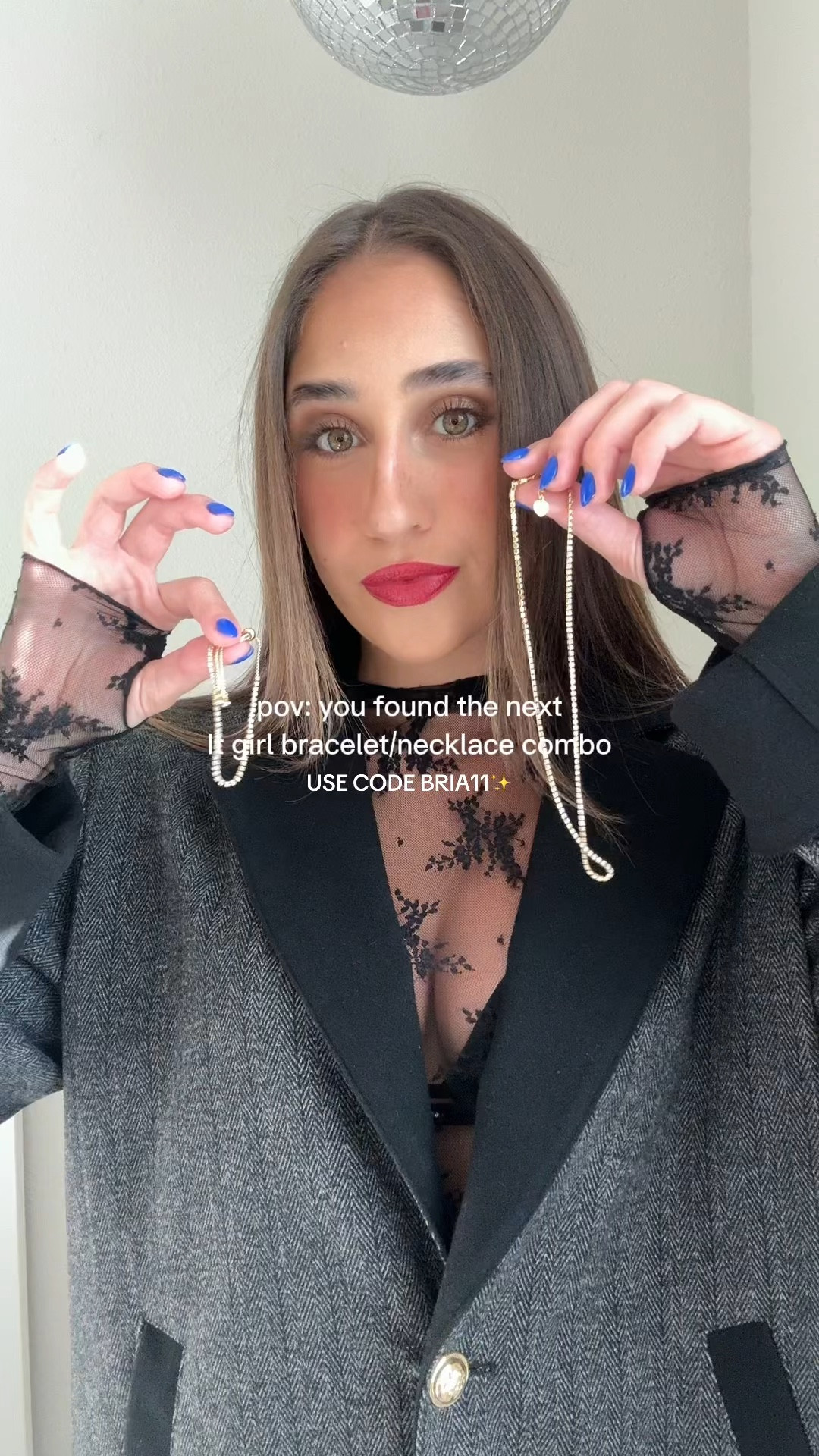 this tennis necklace & bracelet have to be my fav pieces at the moment! @EvryJewels use code BRIA11✨ #evryjewels #evryjewelscollab 