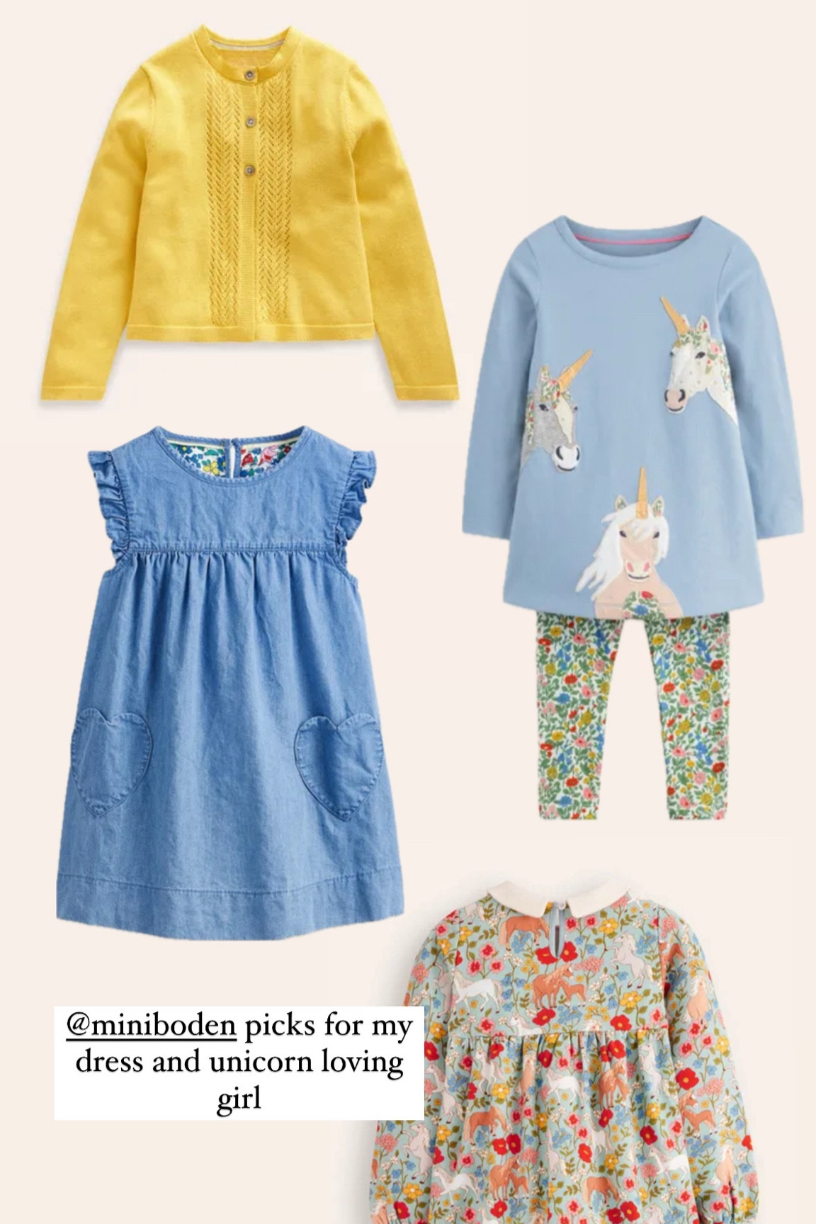My daughter loves dresses and unicorns and I can’t resist the fun colors that are offered at Mini Boden! 15% off new arrivals

#LTKKids #LTKSaleAlert