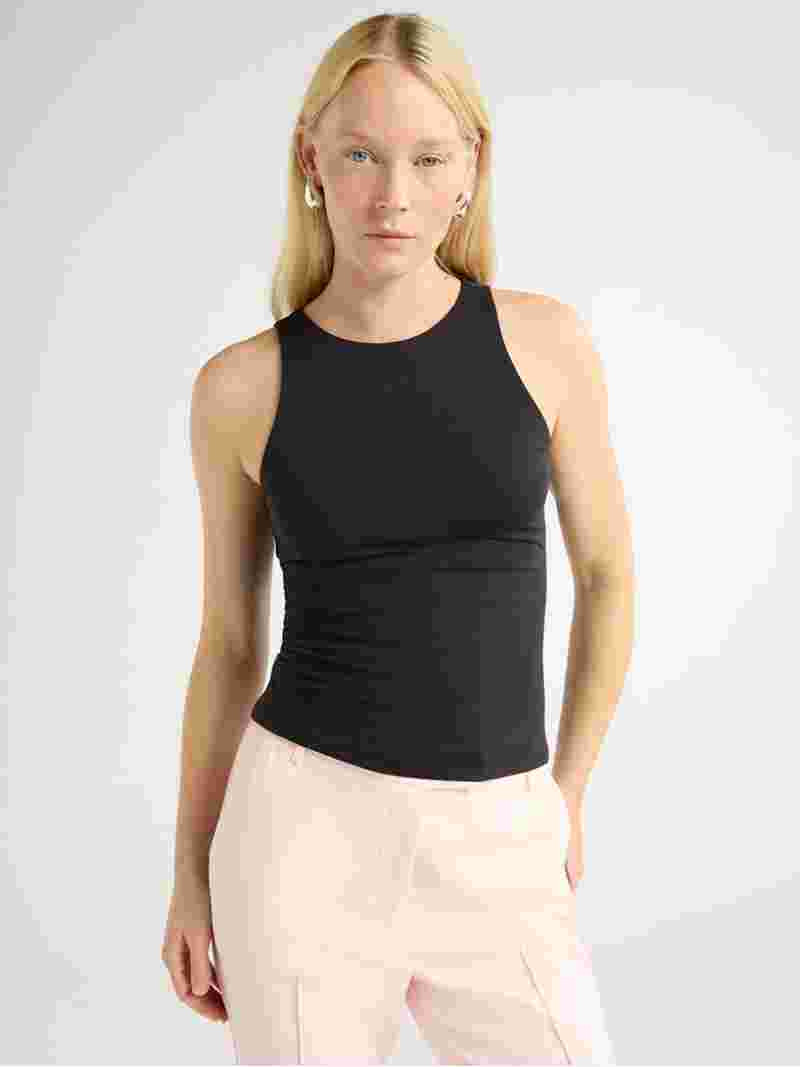 Scoop Women's High Neck Contour Tank Top, Sizes XS-XXL | Walmart (US)