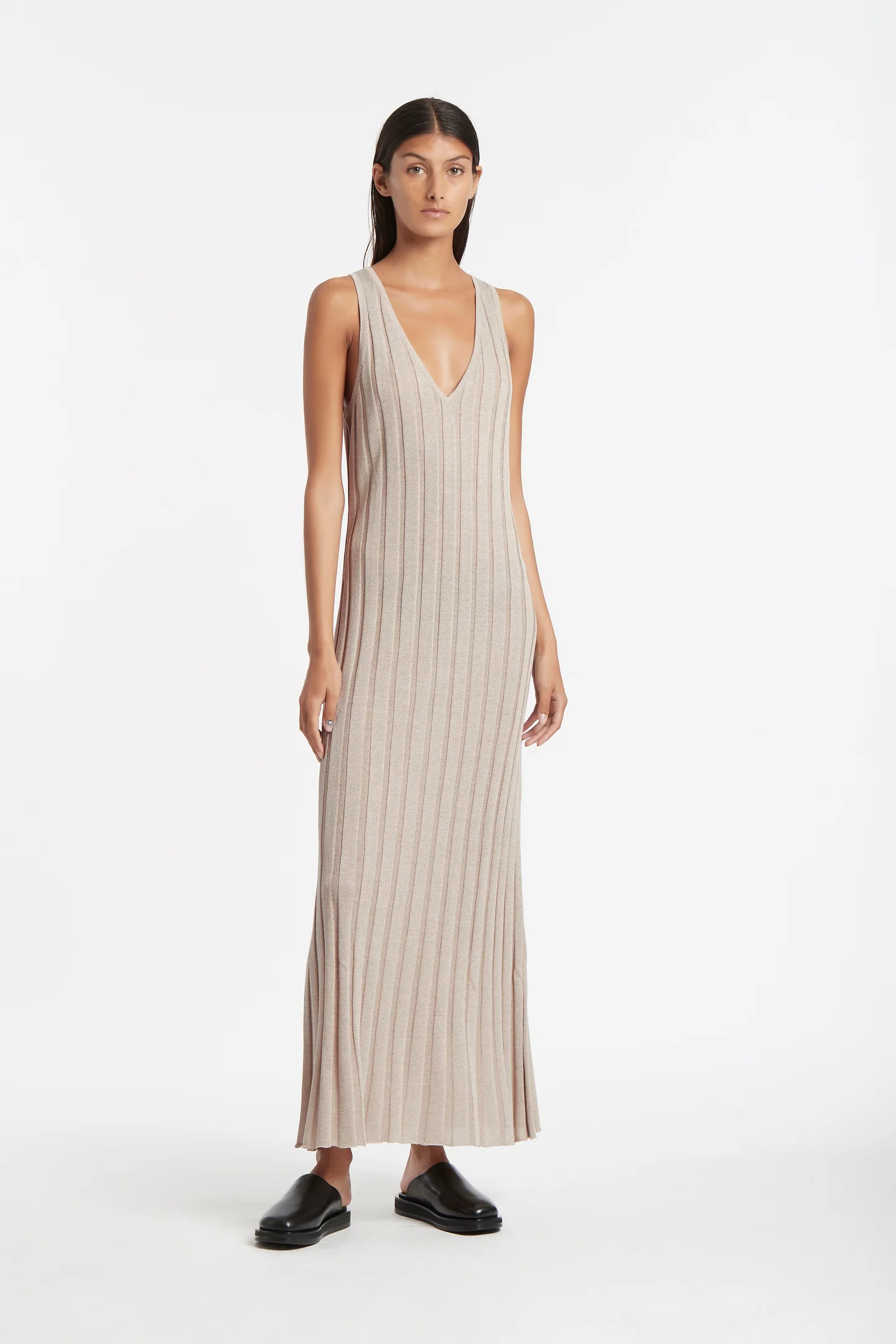 ISOBEL V NECK DRESS | SIR The Label 