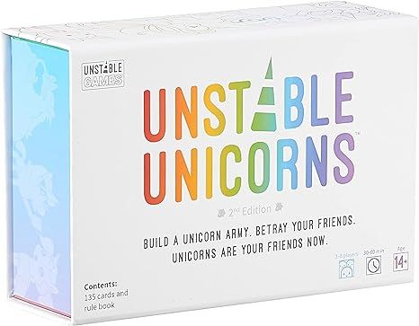 TeeTurtle Unstable Unicorns Card Game - A strategic card game and party game for adults & teens | Amazon (US)