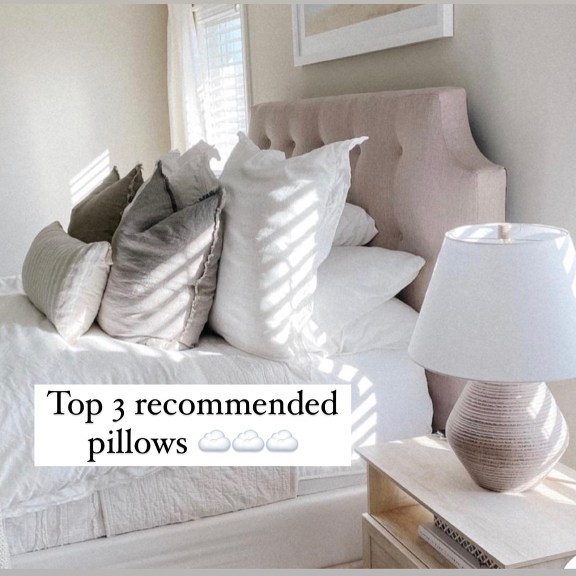 I asked on instagram last week for pillow recommendations because my neck has been killing me - these were the top 3 recommendations! Linking all 3 below so you can read reviews! 

#LTKhome #LTKfamily