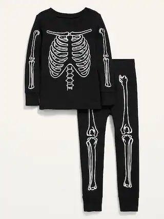 Unisex Glow-in-the-Dark Skeleton Pajama Set for Toddler &#x26; Baby | Old Navy (US)