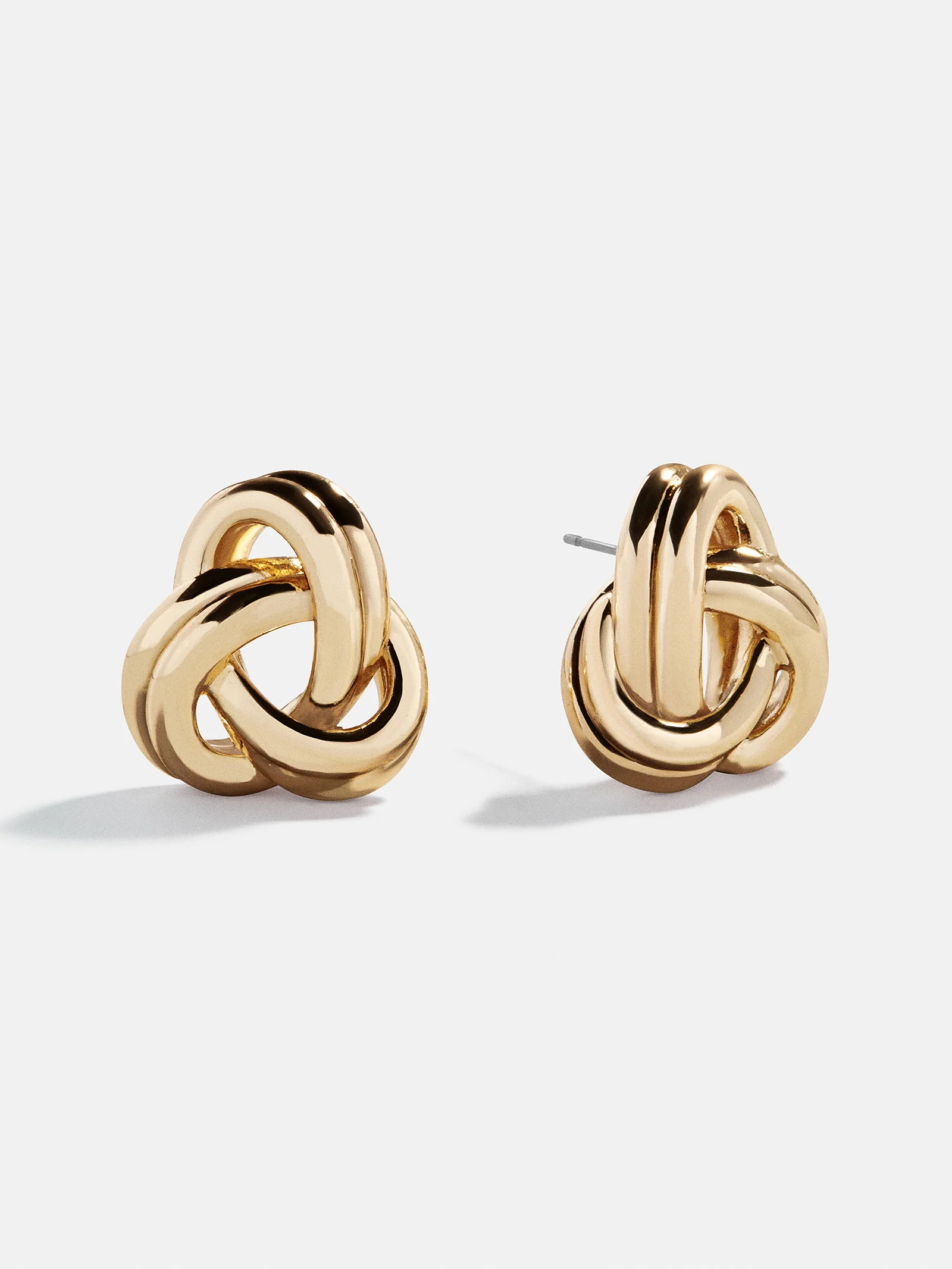 Kylie Gold Knot Earrings - Gold | BaubleBar