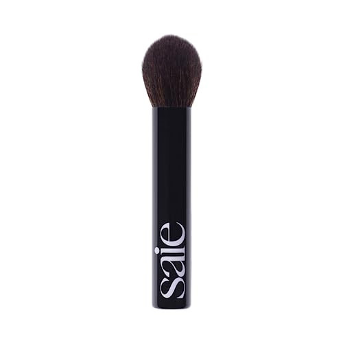 Saie The Fluffy Brush - Soft, Multi-Use Pressed + Loose Powder Brush - Fluffy Makeup Brush with Tapered Tip for Precise Application - Vegan, Cruelty-Free (1 Count) | Amazon (US)