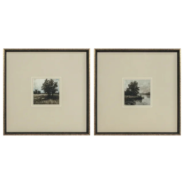 My Texas House Grassland Riverside Framed Wall Art 20x20 | Walmart (US)