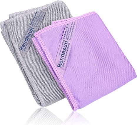 Window Cleaning Cloth & Enviro Cloth, Basic Package Window & Enviro Cloth(Grey and Purple Set) | Amazon (US)