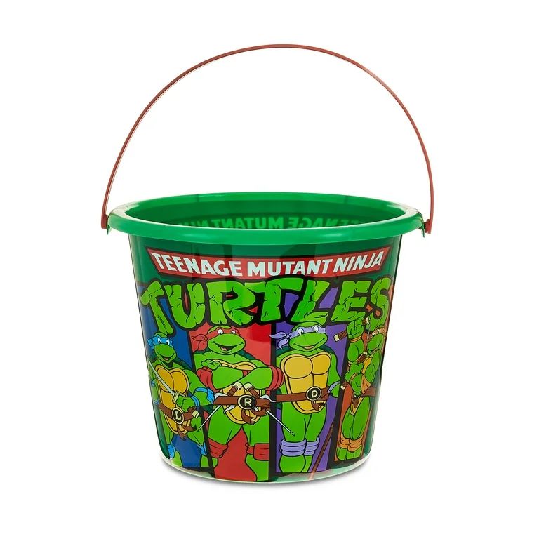 Nickelodeon Teenage Mutant Ninja Turtle Jumbo Plastic Easter Bucket - 10.75" x 8.75" - Walmart.co... | Walmart (US)