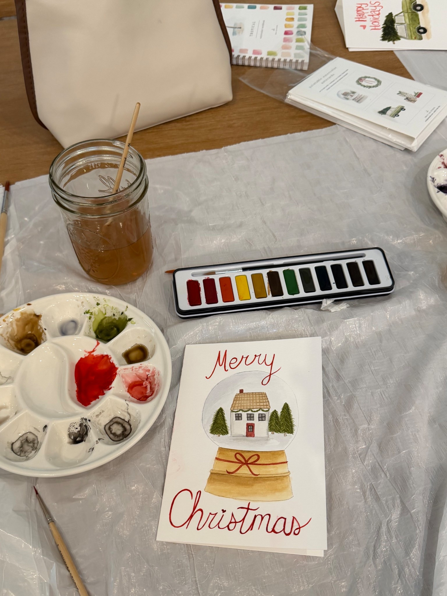 cutest hand painted holiday cards! 🎄 

#LTKHoliday #LTKSaleAlert