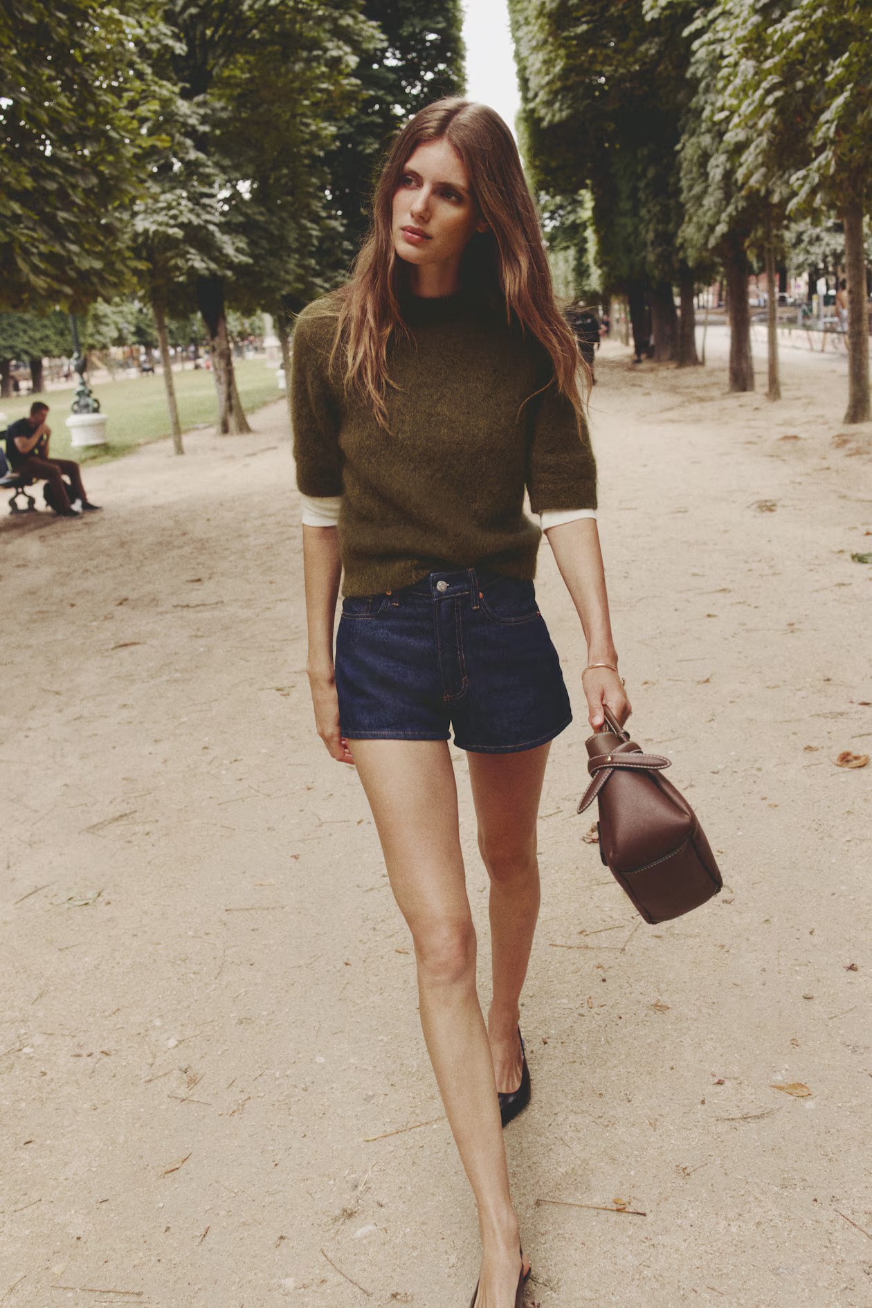 Short-sleeved mohair-blend jumper | H&M (UK, MY, IN, SG, PH, TW, HK)