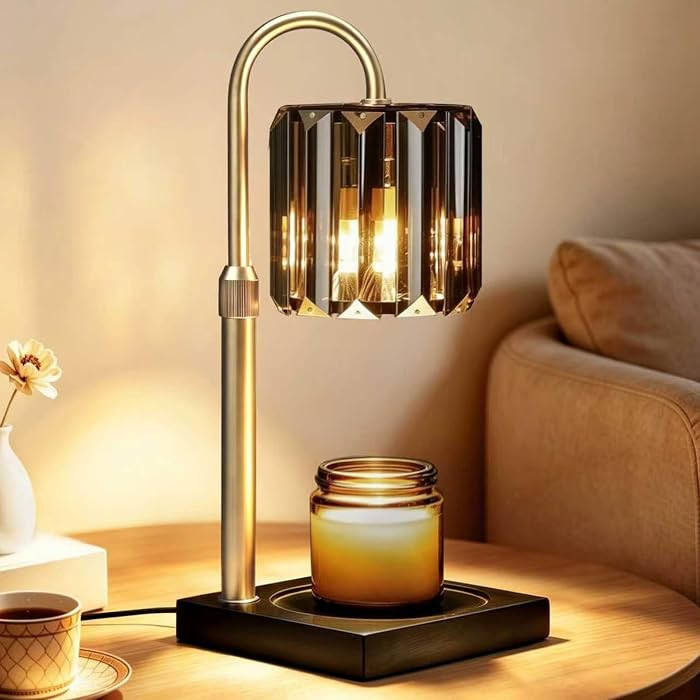 Yuichoy Candle Warmer Lamp with Timer, Dimmable Electric Candle Wamer Adjustable Height, Gifts fo... | Amazon (US)