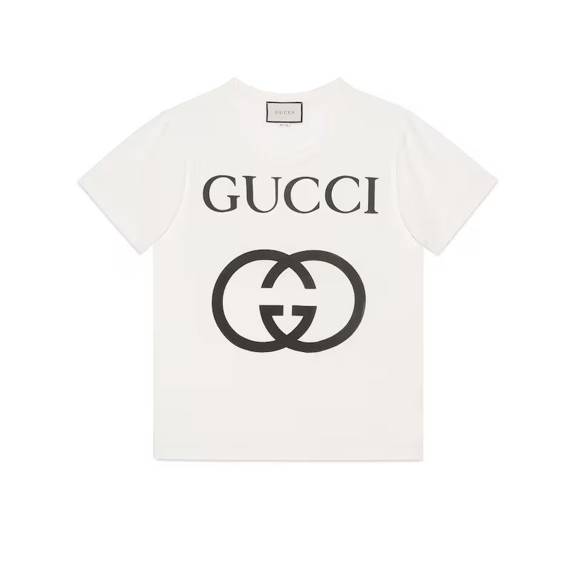 Oversize T-shirt with Interlocking G | Gucci (US)