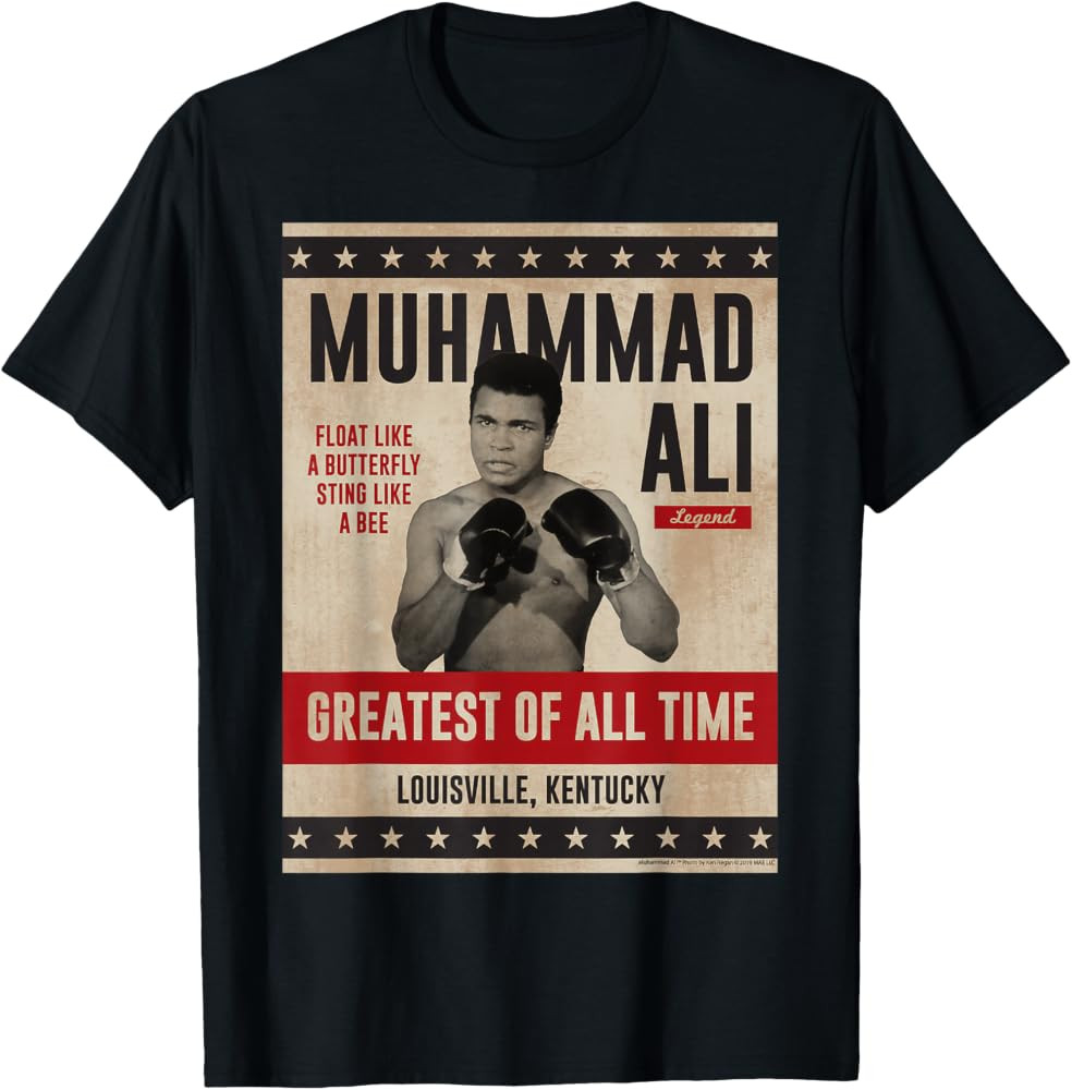 Muhammad Ali - Ali Poster T-Shirt | Amazon (US)
