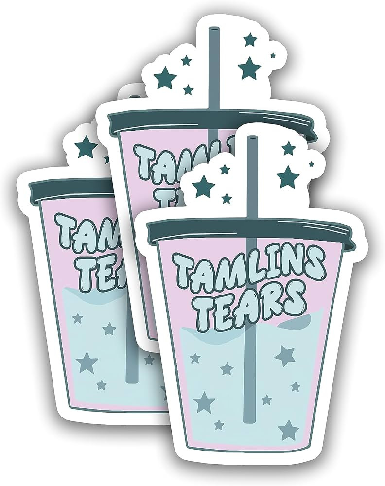 (3pcs) Tamlins Tears Sticker, Kindle Sticker, Water Assistant Vinyl Bookish Decals for Water Bott... | Amazon (US)
