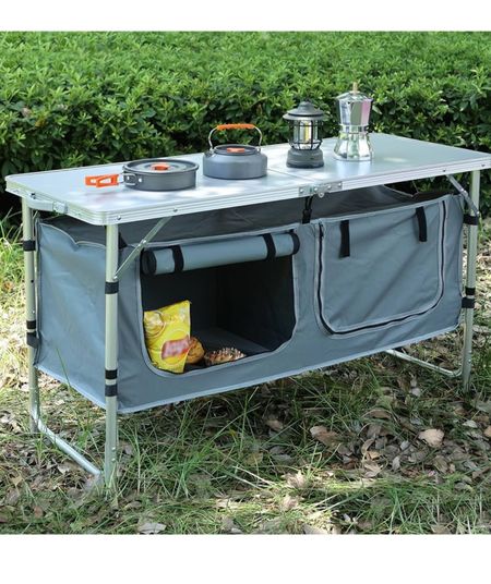 Outdoor Folding Table with Storage Organizer - camping essentials

Her Current Obsession 

#LTKFamily #LTKTravel #LTKFindsUnder100