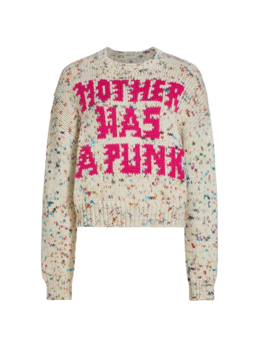 Mother Mother Was A Punk Speckle Sweater | Saks Fifth Avenue