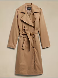 Giovana Twill Trench | Banana Republic Factory