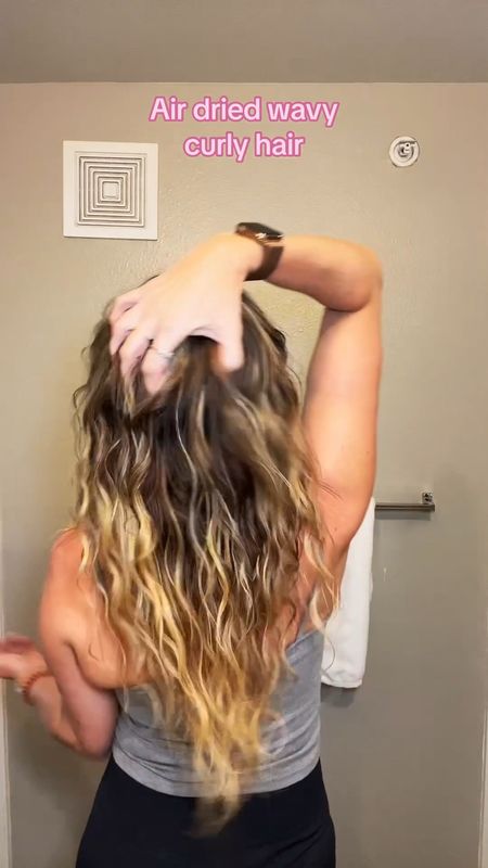 What my wavy curly hair looks like air dried with only leave in conditioner and curl cream

 #wavyhairroutine #airdriedhair #wavyhair #wavycurls #wavyhairgirl #longwavyhair #wavylonghair #curlyhair #curlcream #stylingwavyhair 

#LTKstyletip #LTKbeauty #LTKfindsunder50