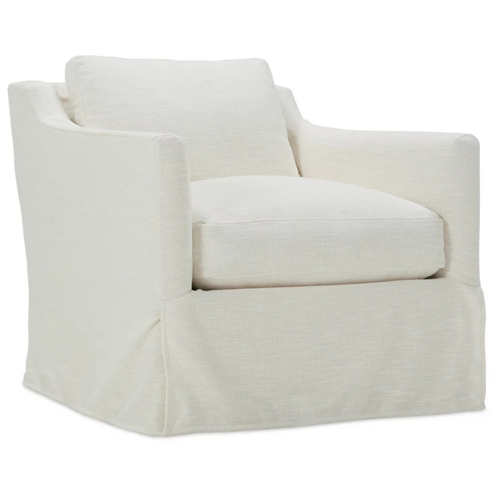 Madeline Slipcovered Stationary Chair by Rowe Furniture at Lumens.com | Lumens