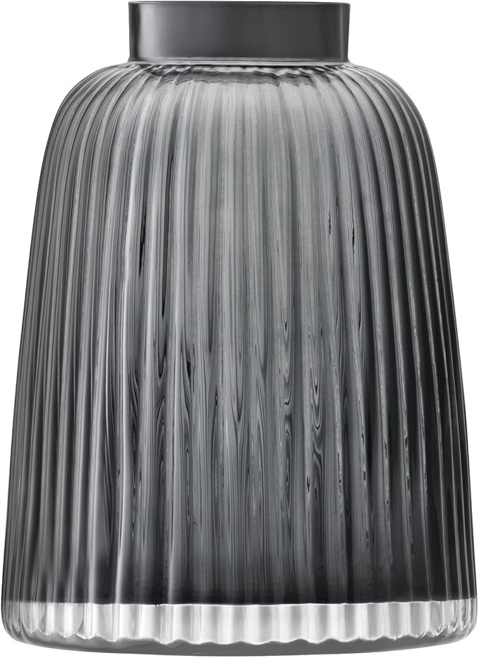 Pleat Vase H10.25in Grey | Amazon (US)