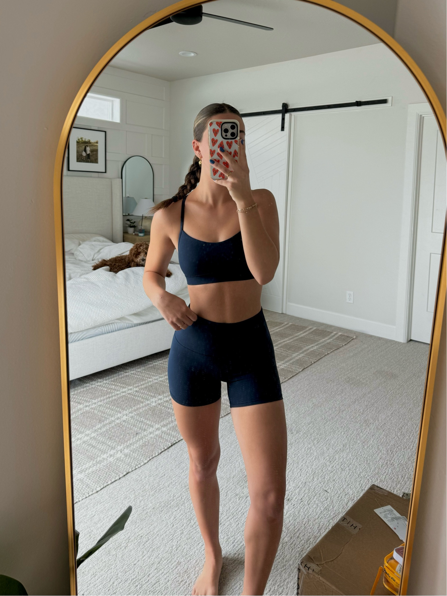 new workout set! wearing a size 2 top & 4 bottom! 