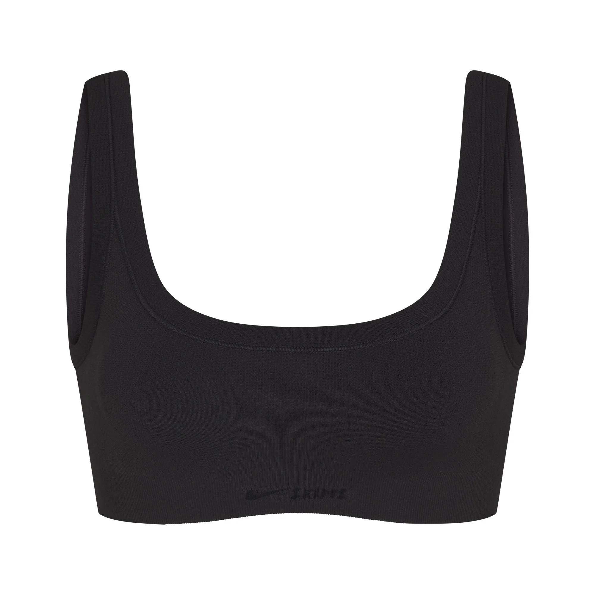 NikeSKIMS VINTAGE SEAMLESS SCOOP NECK BRA | OBSIDIAN | SKIMS | SKIMS (US)