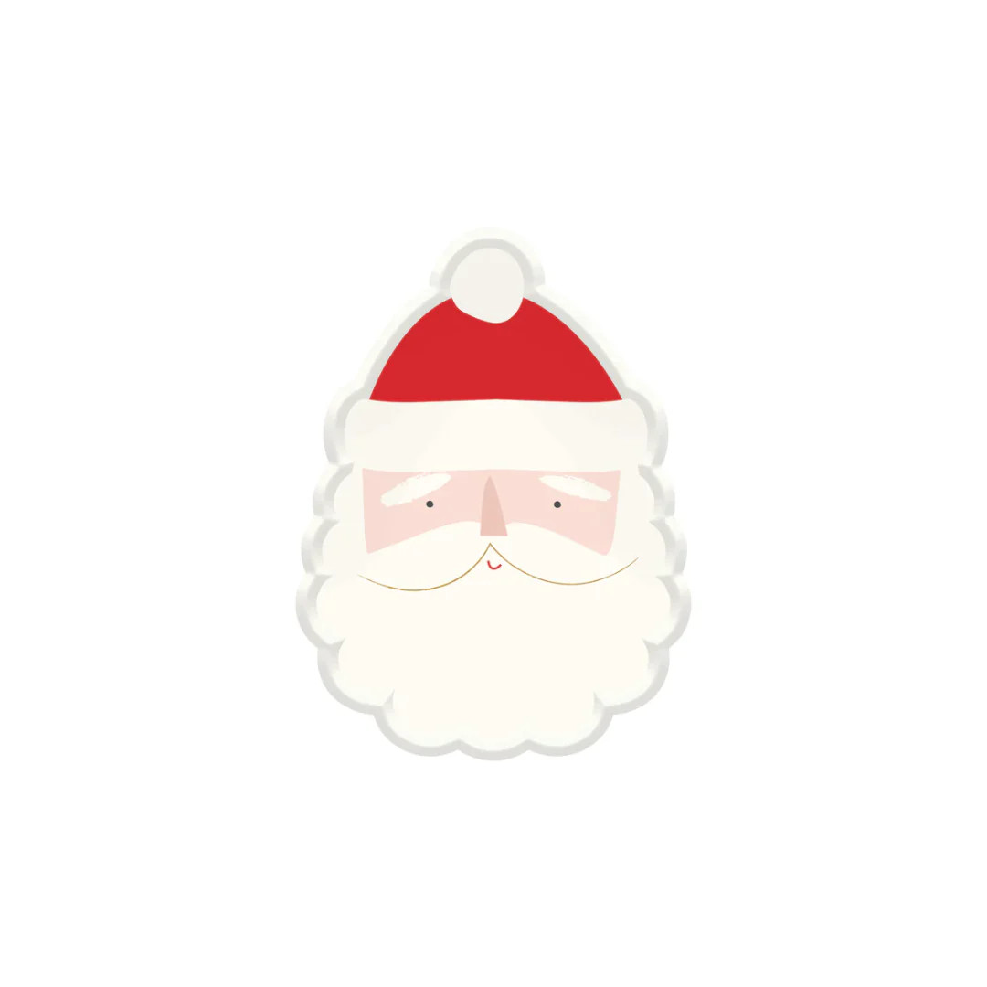 Believe Santa Head Melamine Platter | Ellie and Piper