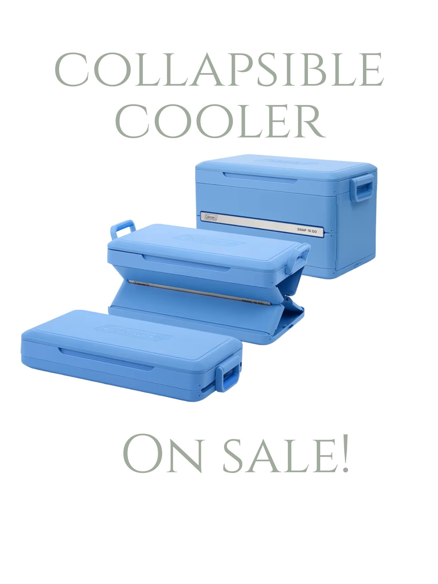 Ultimate storage saver!  On sale now!   Love the idea of this collapsible cooler.

#LTKSaleAlert