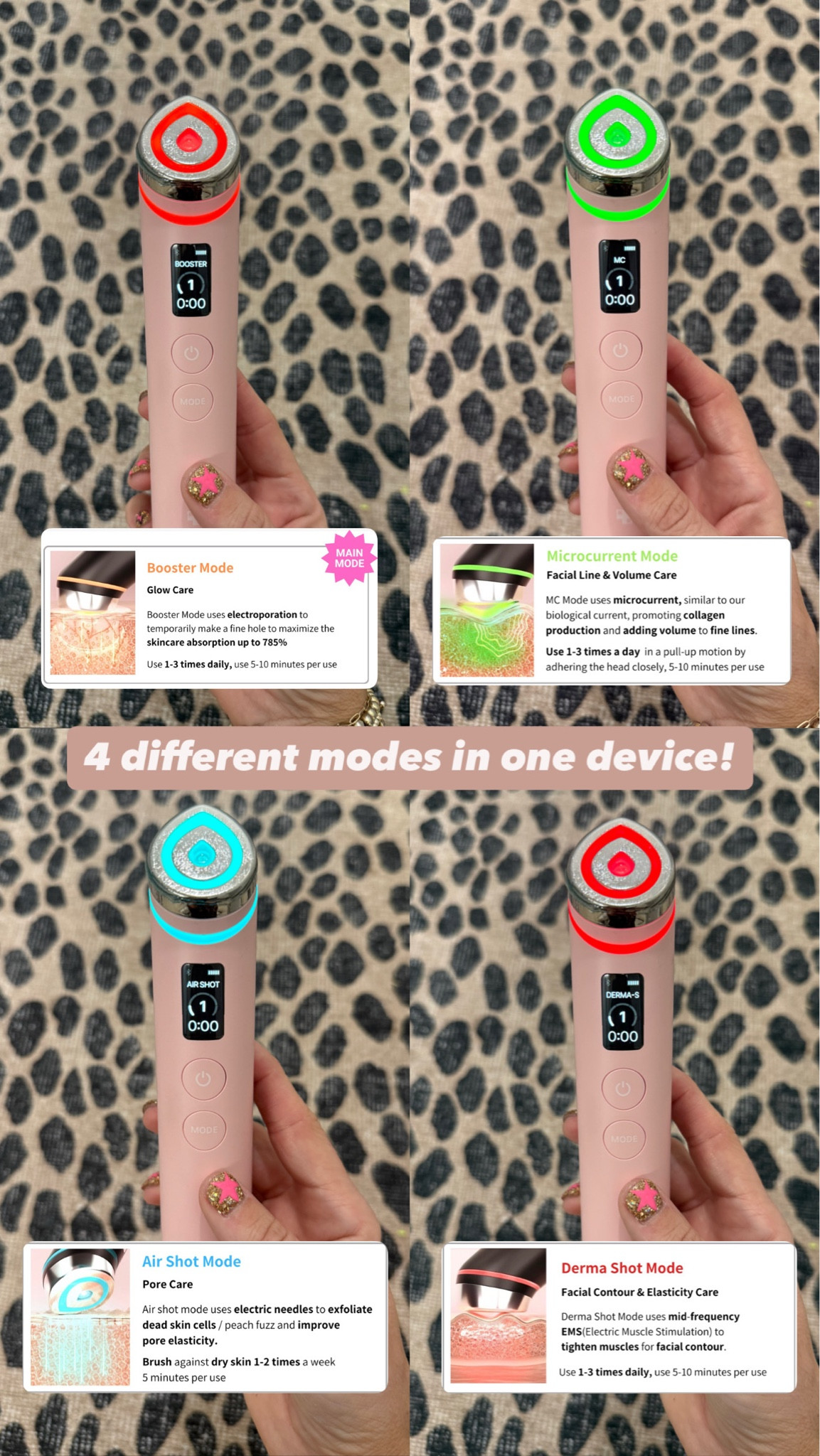 4 different modes in one device to target different facial concerns!

#LTKselfcare #LTKmorningroutine #LTKBeauty
