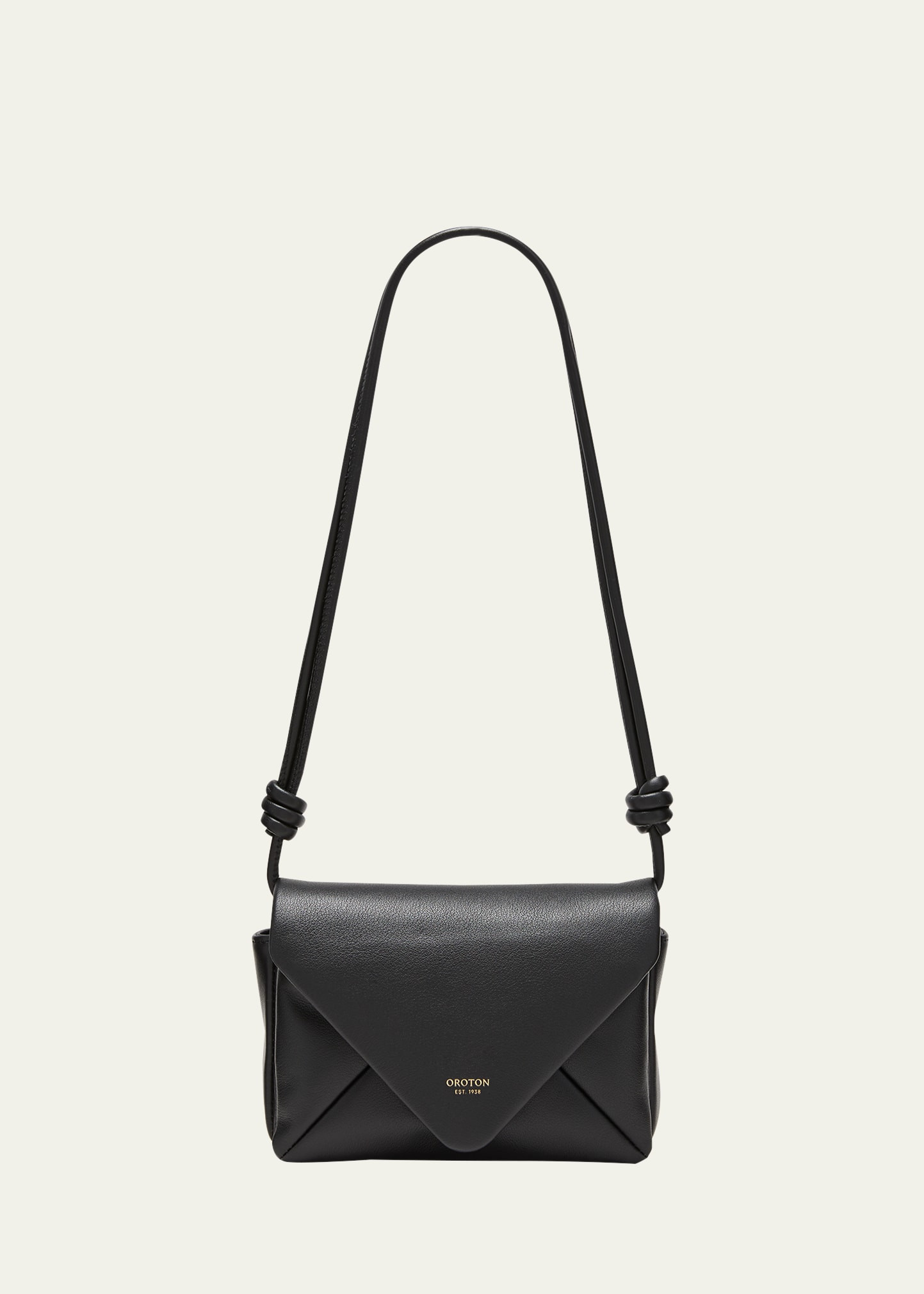 Elvie Envelope Flap Leather Crossbody Bag | Bergdorf Goodman