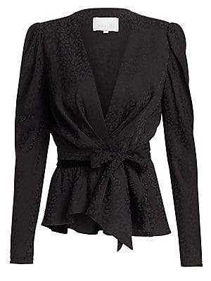 My Sweet Lord Printed Wrap Blouse | Saks Fifth Avenue