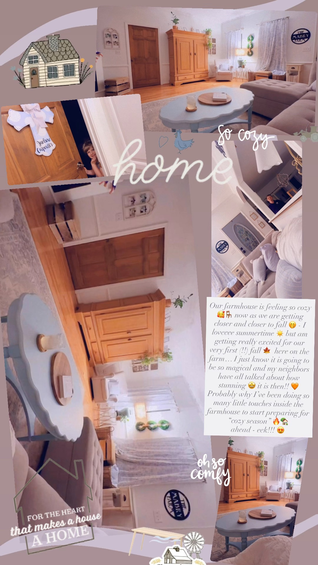 Our farmhouse is feeling so cozy 🥰🪑 now as we are getting closer and closer to fall 🤭 - I loveeee summertime ☀️ but am getting really excited for our very first (!!) fall 🍁  here on the farm… I just know it is going to be so magical and my neighbors have all talked about how stunning 🤩 it is then!! 🧡 Probably why I’ve been doing so many little touches inside the farmhouse to start preparing for “cozy season” 🔥🏡 ahead - eek!!! 😍