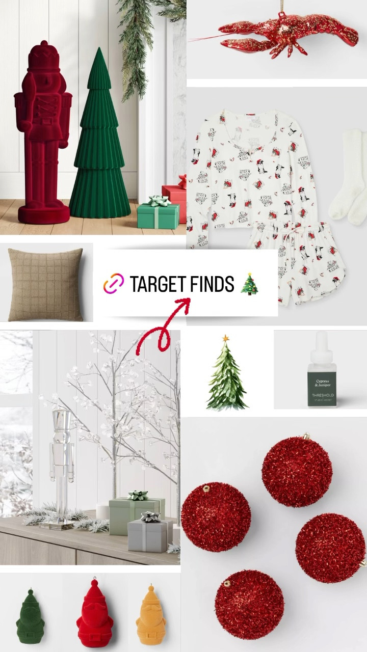 Found some fun holiday things this week at Target! The red ball ornaments are half off right now  

#LTKhome #LTKSeasonal #LTKfindsunder50
