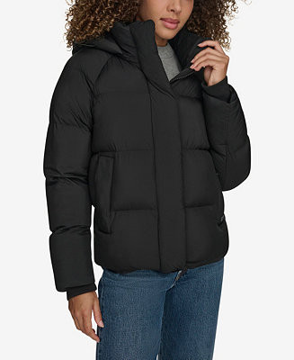Levi's Women's Quilted Hooded Puffer Jacket - Macy's | Macy's