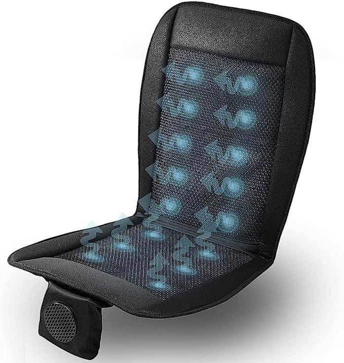 Zone Tech Cooling Car Seat Cushion - Black 12V Automotive Adjustable Temperature Comfortable Cool... | Amazon (US)