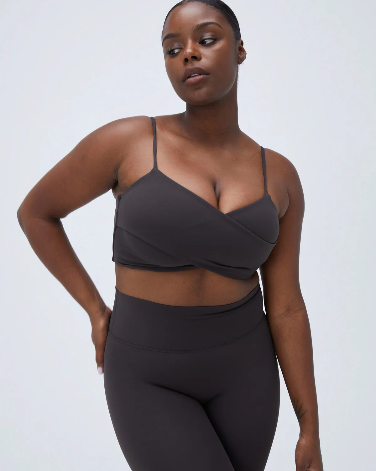 Ultimate Wrap Bra - Coffee Bean | Adanola UK