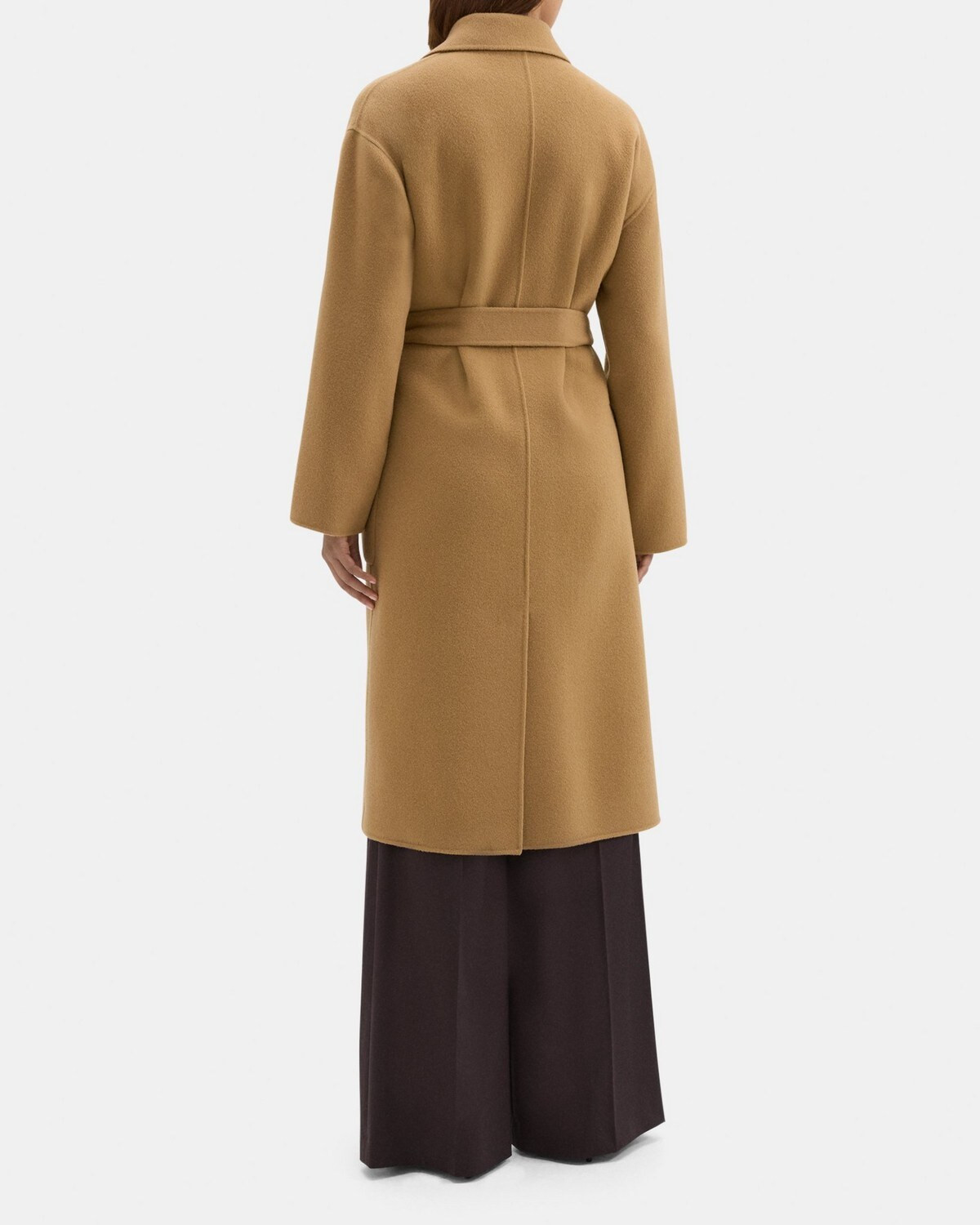 Robe Coat in Double-Face Wool-Cashmere | Theory Outlet