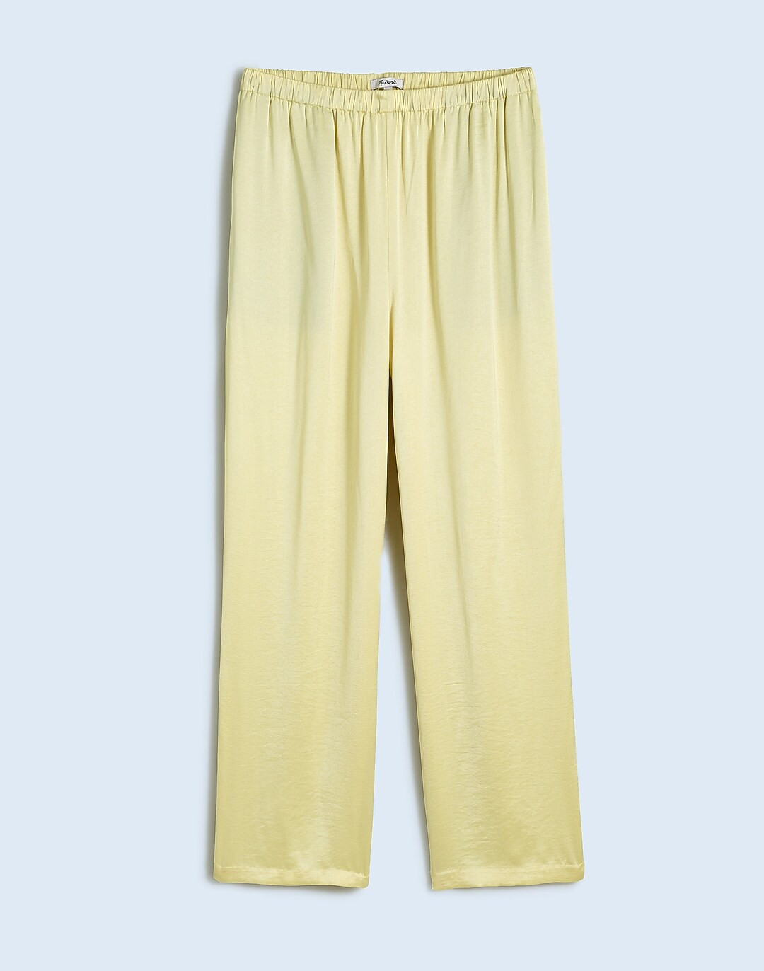 Straight-Leg Full-Length Pants in Satin | Madewell
