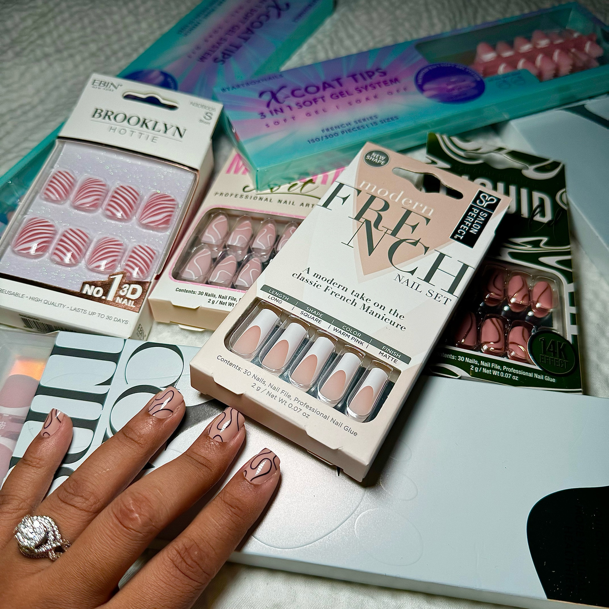 My press-on nail collection is growing, and I’m not mad about it! 💅🏽✨ #PressOnNails #NailAddict #ManicureGoals

#LTKFindsUnder50 #LTKBeauty