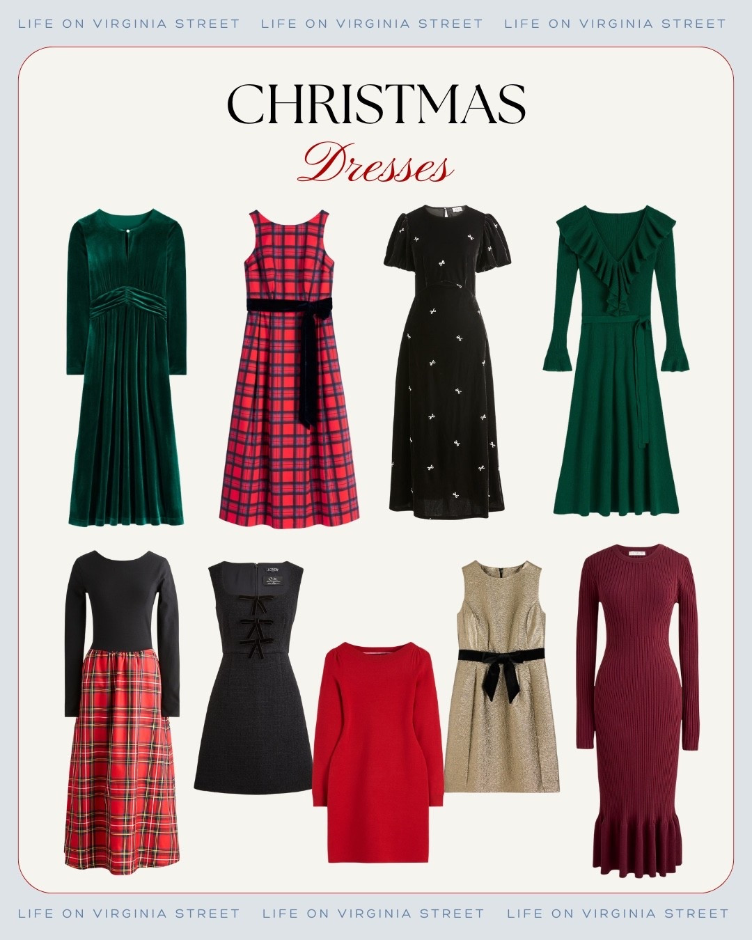 Christmas dresses 

#LTKHoliday #LTKootd #LTKSeasonal