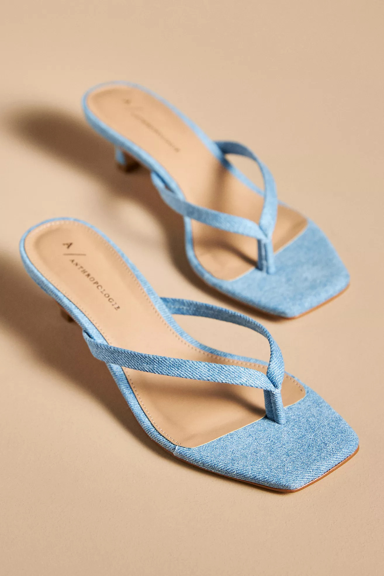 By Anthropologie Thong Kitten Heels | Anthropologie (US)