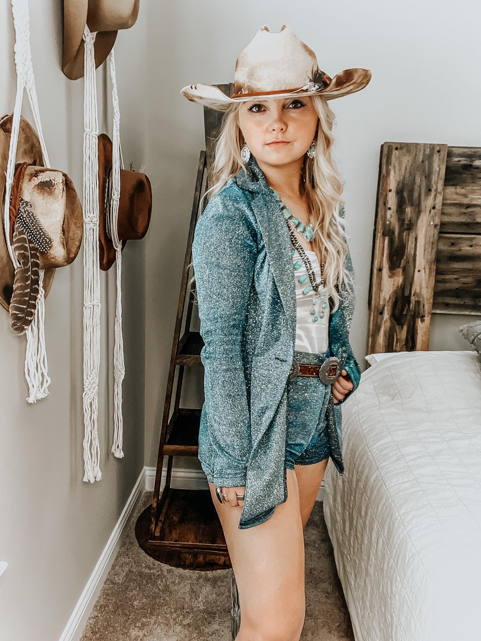 Night out outfit, Nashville outfit, date night, sequin blazer, country concert, bling blazer, rodeo outfit, blazer, western look.

#LTKstyletip #LTKsalealert #LTKunder100