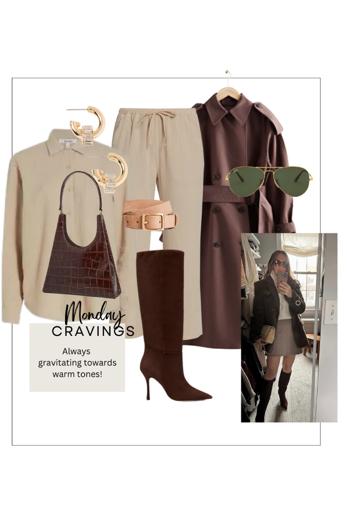 My Monday cravings include this gorgeous Splendid set and suede boot 🤎 

neutral set l neutral 