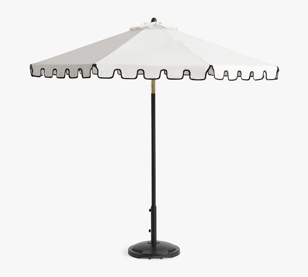Premium 9' Round Portofino Patio Umbrella – Rustproof Aluminum Tilt Frame | Pottery Barn (US)