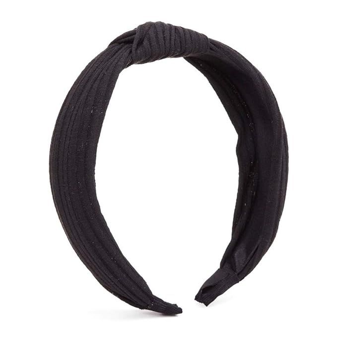 MHDGG 1 Pieces Wide Headbands for Women Knot Turban Headband Hair Band Elastic Hair Hoops Hair Ac... | Amazon (US)