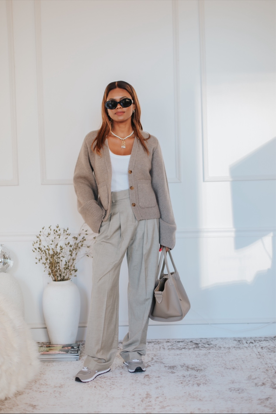 Khaite cardigan 
#khaite 

#LTKstyletip