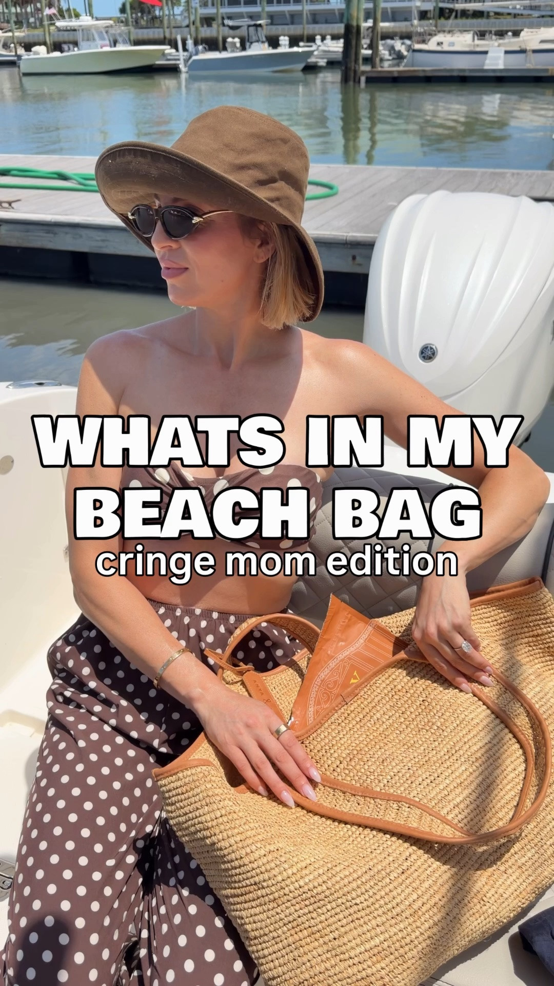 What’s in my bag-cringe mom edition 🫠 i’m wearing a small in the bathing suit and a small/tall in the pants ￼



@Albion Fit @Fifth & Ninth Eyewear @Prequel Skin @Anya and Niki @Supergoop!

#LTKmomlife #LTKTravel #LTKSwim