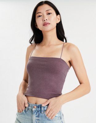 AE Square Neck Tank Top | American Eagle Outfitters (US & CA)
