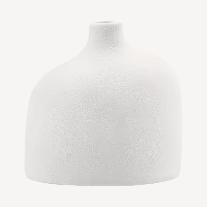 White Ceramic Table Vase | Bouclair
